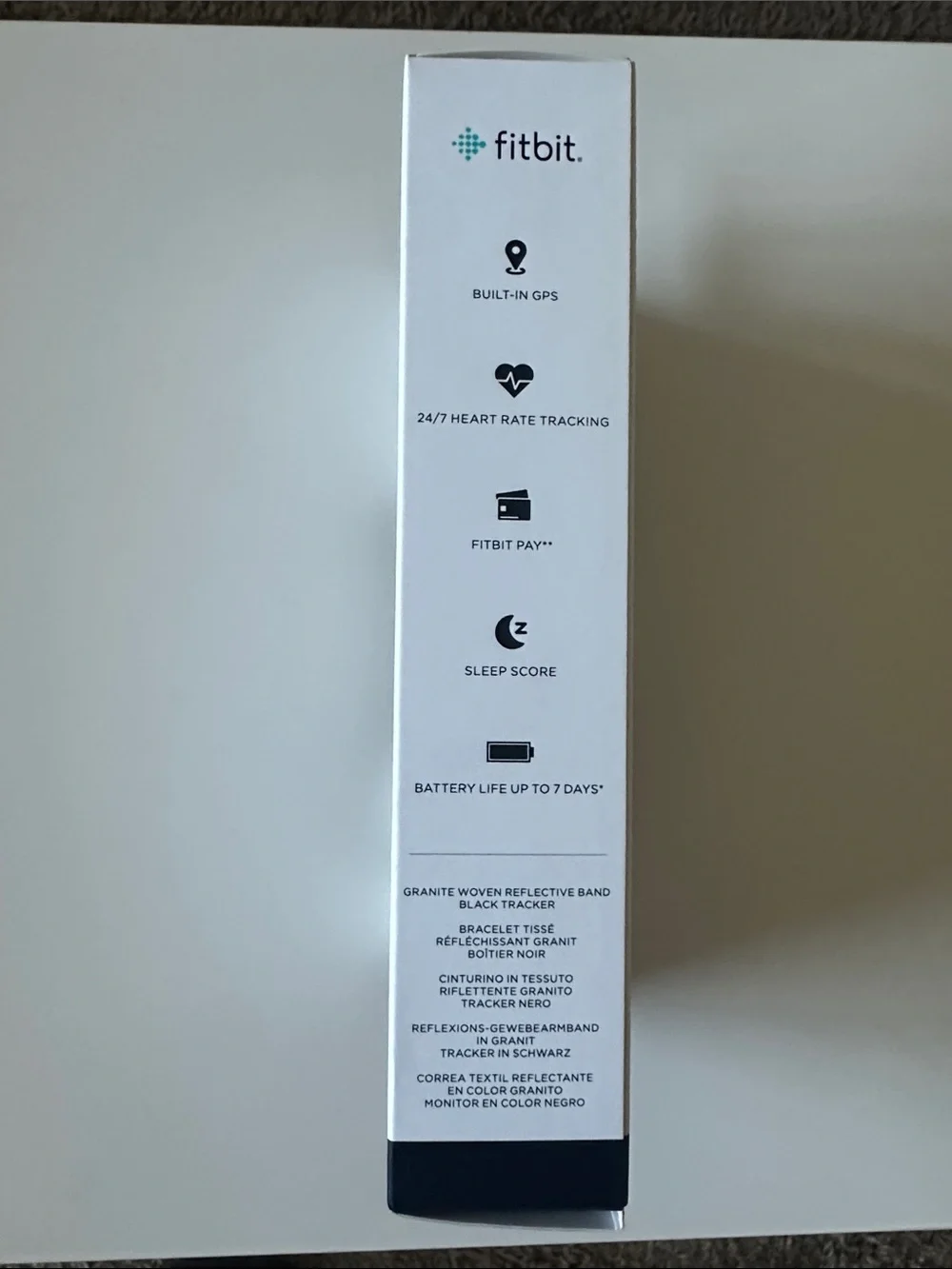 fitbit Charge 4 Special Edition Fitness Tracker - Black Woven Band